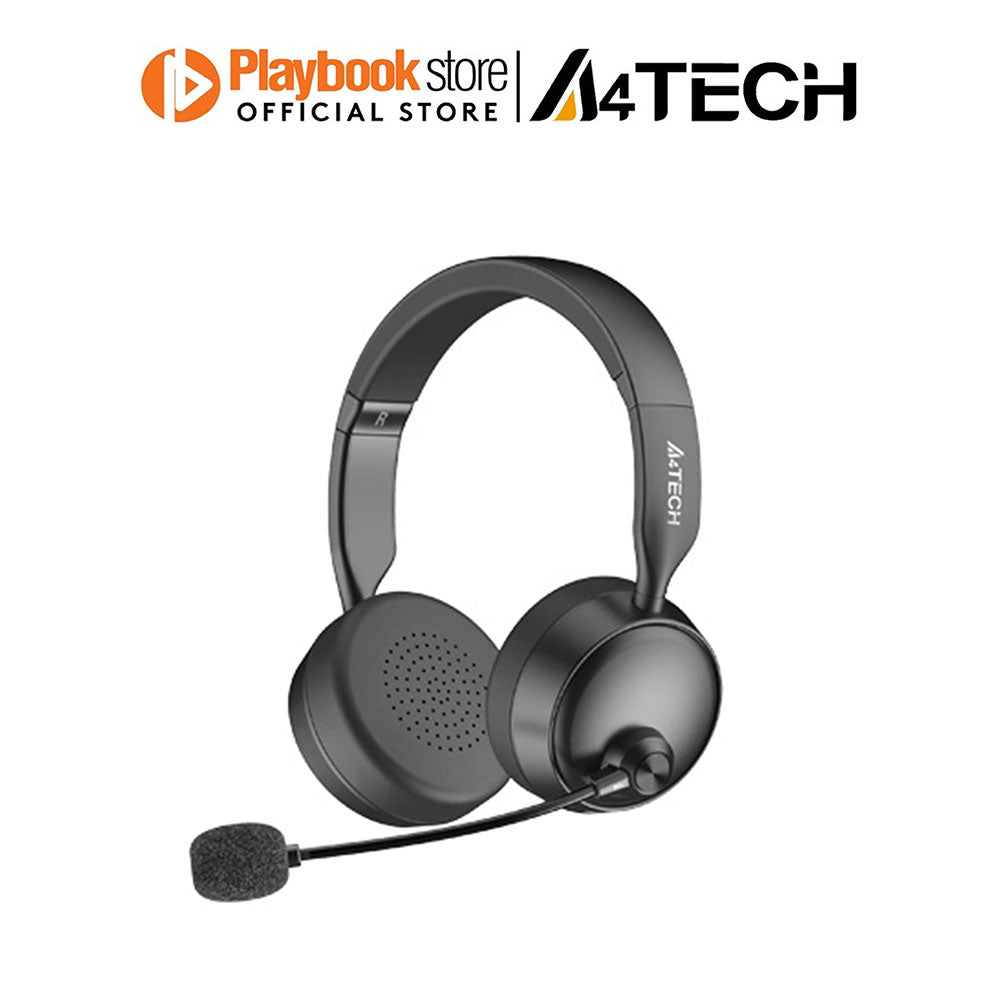 A4Tech BH230 Bluetooth v5.3 Advanced Noise Cancelling Microphone On Ear Wireless Headset