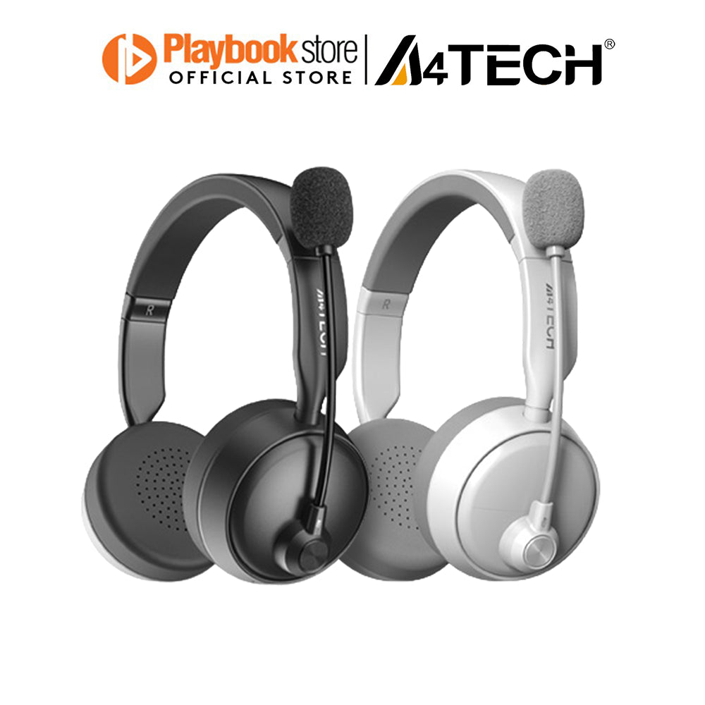 A4Tech BH230 Bluetooth v5.3 Advanced Noise Cancelling Microphone On Ear Wireless Headset