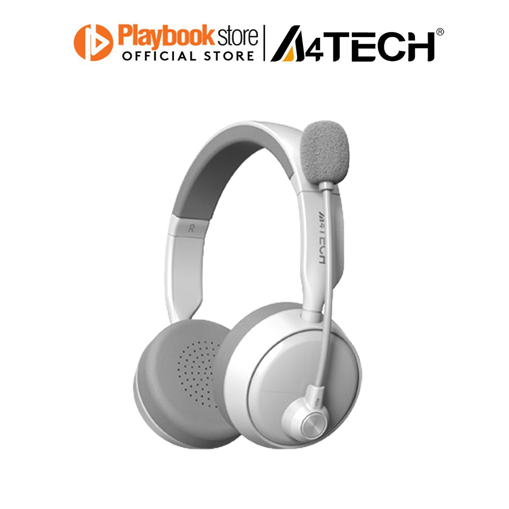 A4Tech BH230 Bluetooth v5.3 Advanced Noise Cancelling Microphone On Ear Wireless Headset