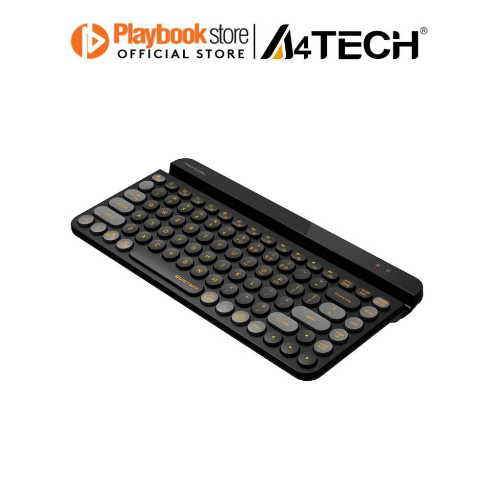 A4Tech FBK-30 Quiet Key Bluetooth 2.4GHz USB Dual Connectivity Mode Multi-Device Wireless Keyboard