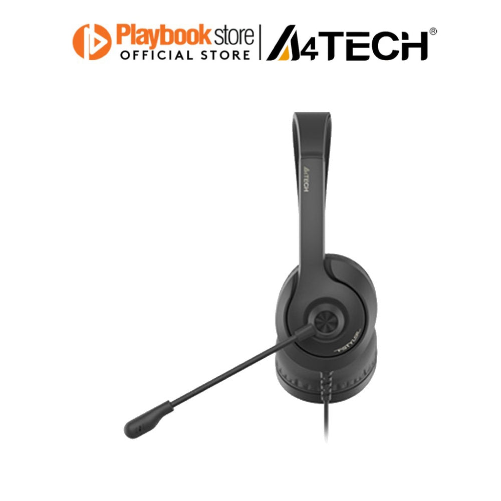 A4Tech FH-100I Lightweight Omni-Directional Mic Wired On Ear Stereo Headset