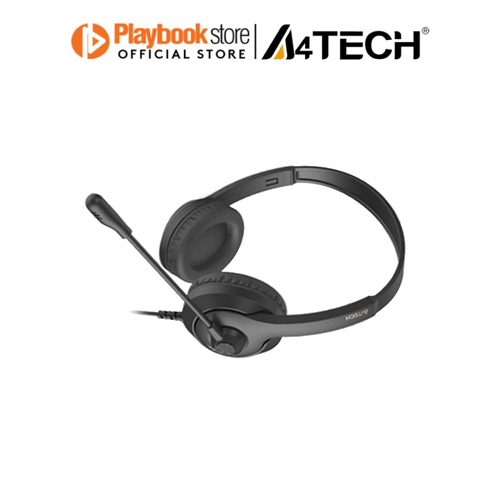 A4Tech FH-100I Lightweight Omni-Directional Mic Wired On Ear Stereo Headset