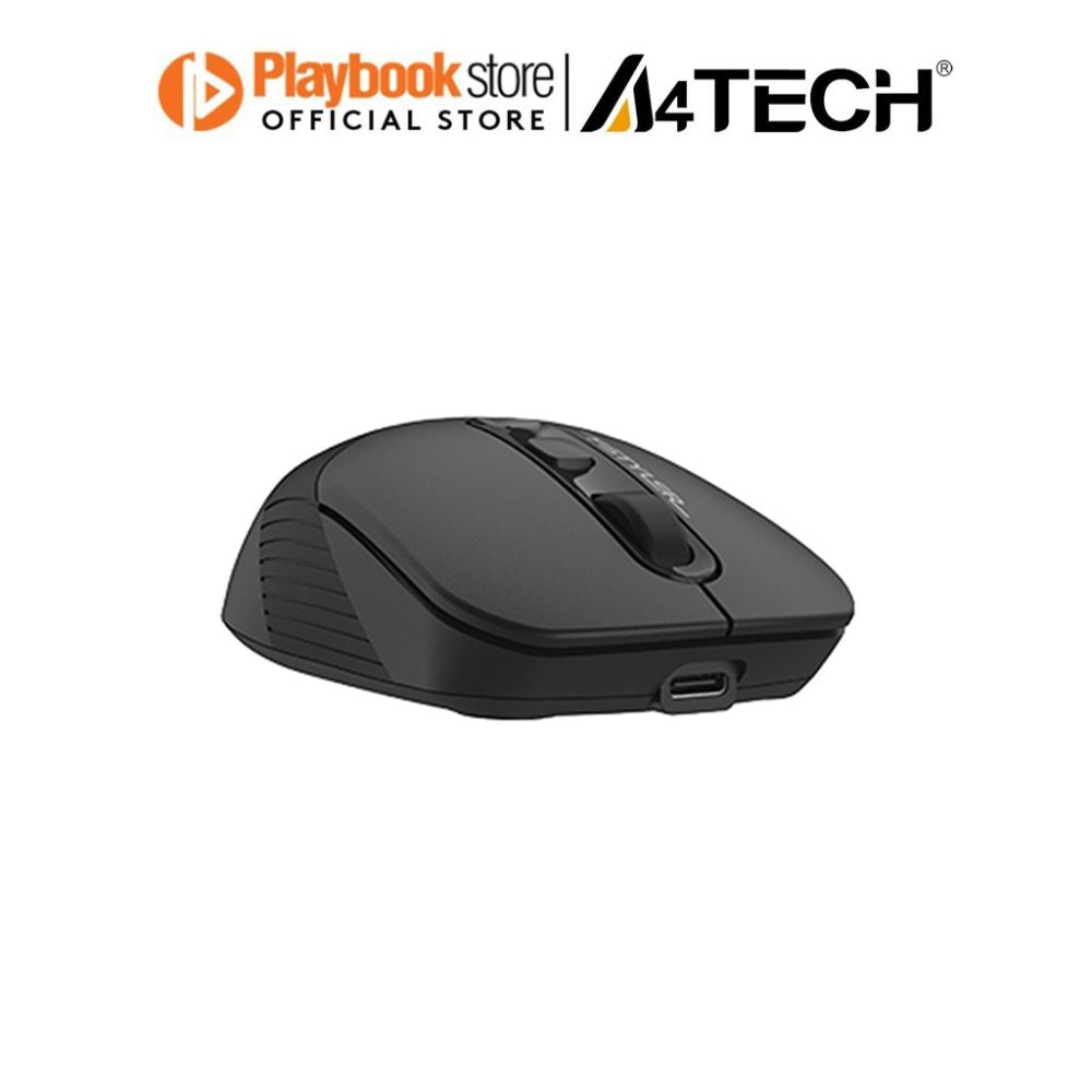 A4Tech Fstyler FB10C 1200/1600/2000/2400 DPI Dual Mode 2.4G Bluetooth Rechargeable Wireless Mouse
