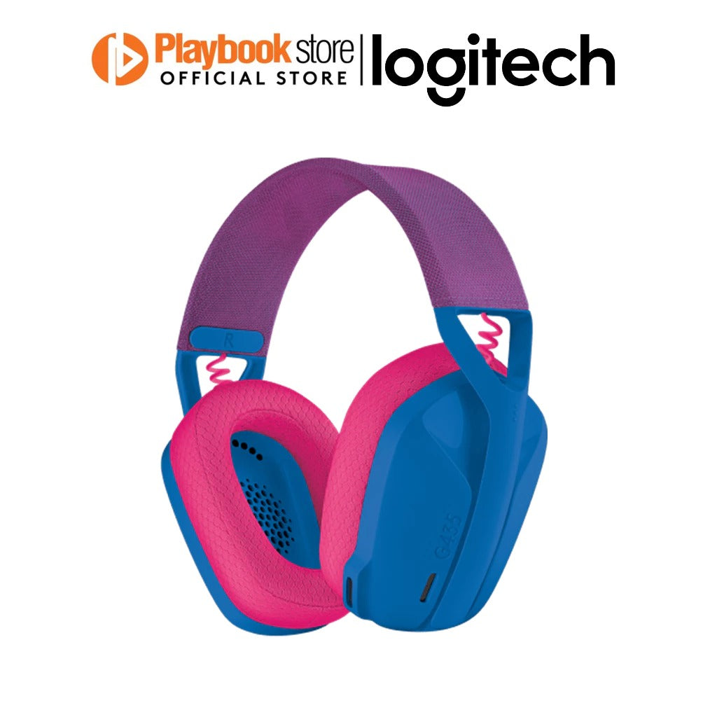 Logitech G435 LIGHTSPEED Bluetooth Wireless Over Ear Gaming Headset null Headphone Logitech PLAYBOOKSTORE 097855165770 097855165770