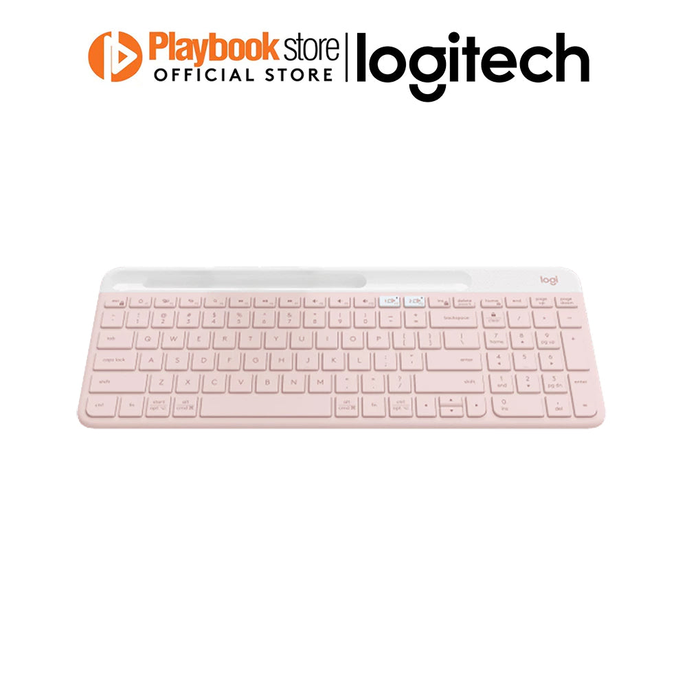 Logitech K580 Slim Multi Device 2.4 GHz USB Receiver Bluetooth Wireless Keyboard Logitech K580 Slim Multi Device Bluetooth Wireless Keyboard Keyboard Logitech PLAYBOOKSTORE 097855152220 097855152220
