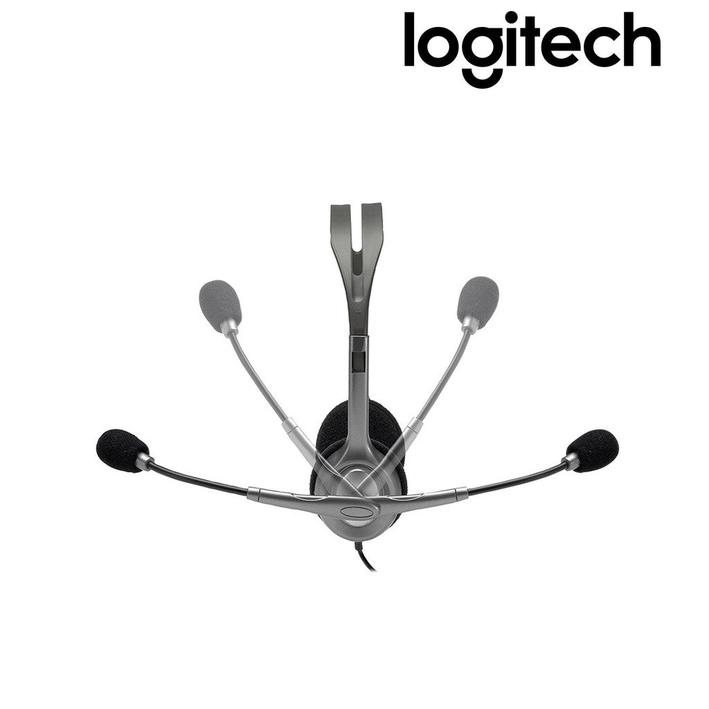 Logitech H111 Wired Headset, Stereo Headphones with Noise-Cancelling Microphone - PLAYBOOKSTORE - -