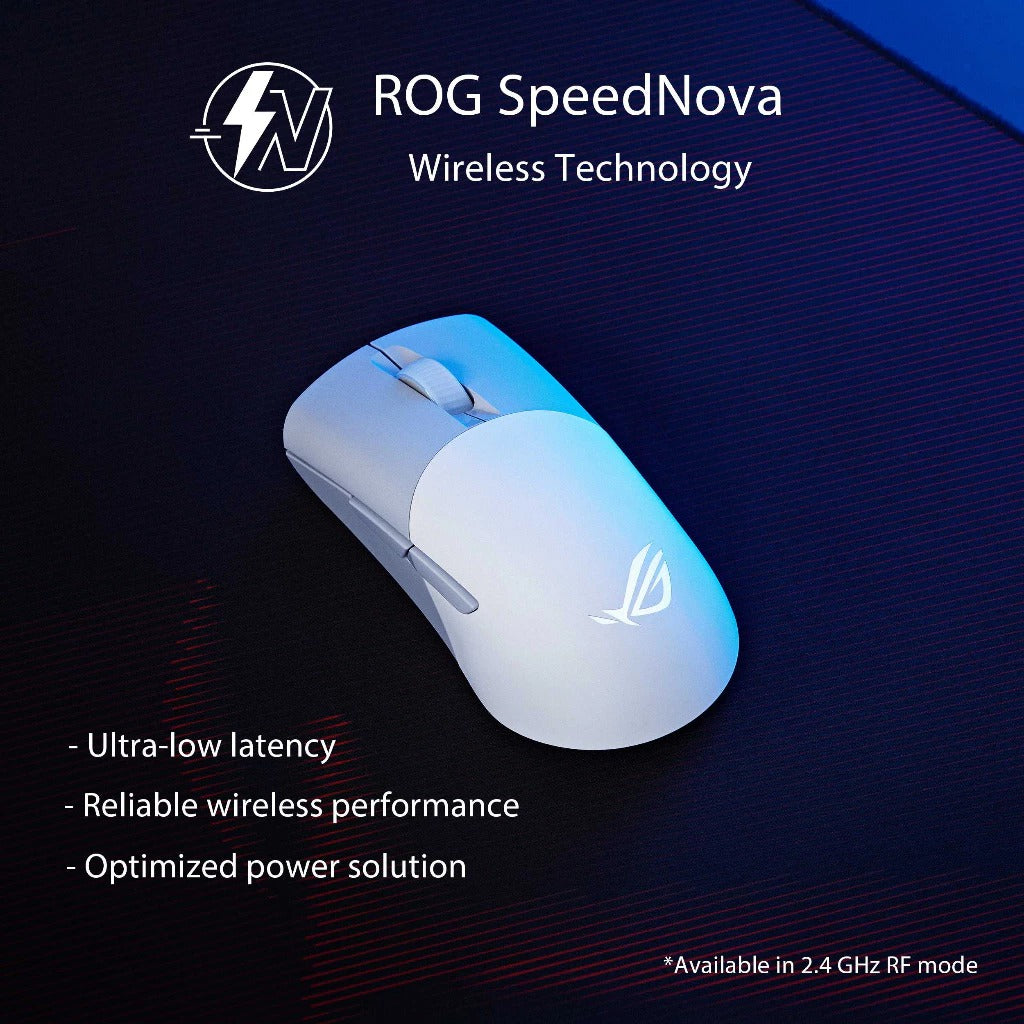 Asus ROG P709 Keris Aimpoint 36000 Dpi Aura Lighting Tri Mode Connectivity Wireless Gaming Mouse