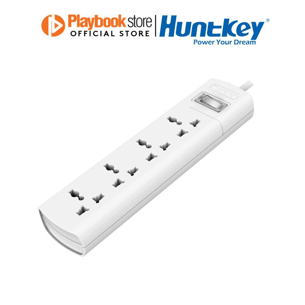 Huntkey SZM401 4 Sockets Power Strip Universal Outlets