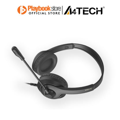 A4Tech FH-100U Lightweight Unidirectional Mic USB Wired On Ear Stereo Headset A4Tech FH-100U Lightweight USB Wired On Ear Stereo Headset Headphone A4Tech PLAYBOOKSTORE 4711421976978 4711421976978