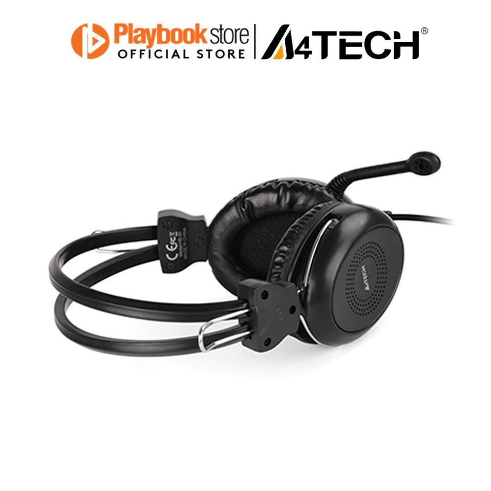 A4Tech HU-30 Comfort Fit Stereo Single-Directional Mic 32 Ohm Over-Ear Wired USB Headset null Headphone A4Tech PLAYBOOKSTORE 4711421952262 4711421952262