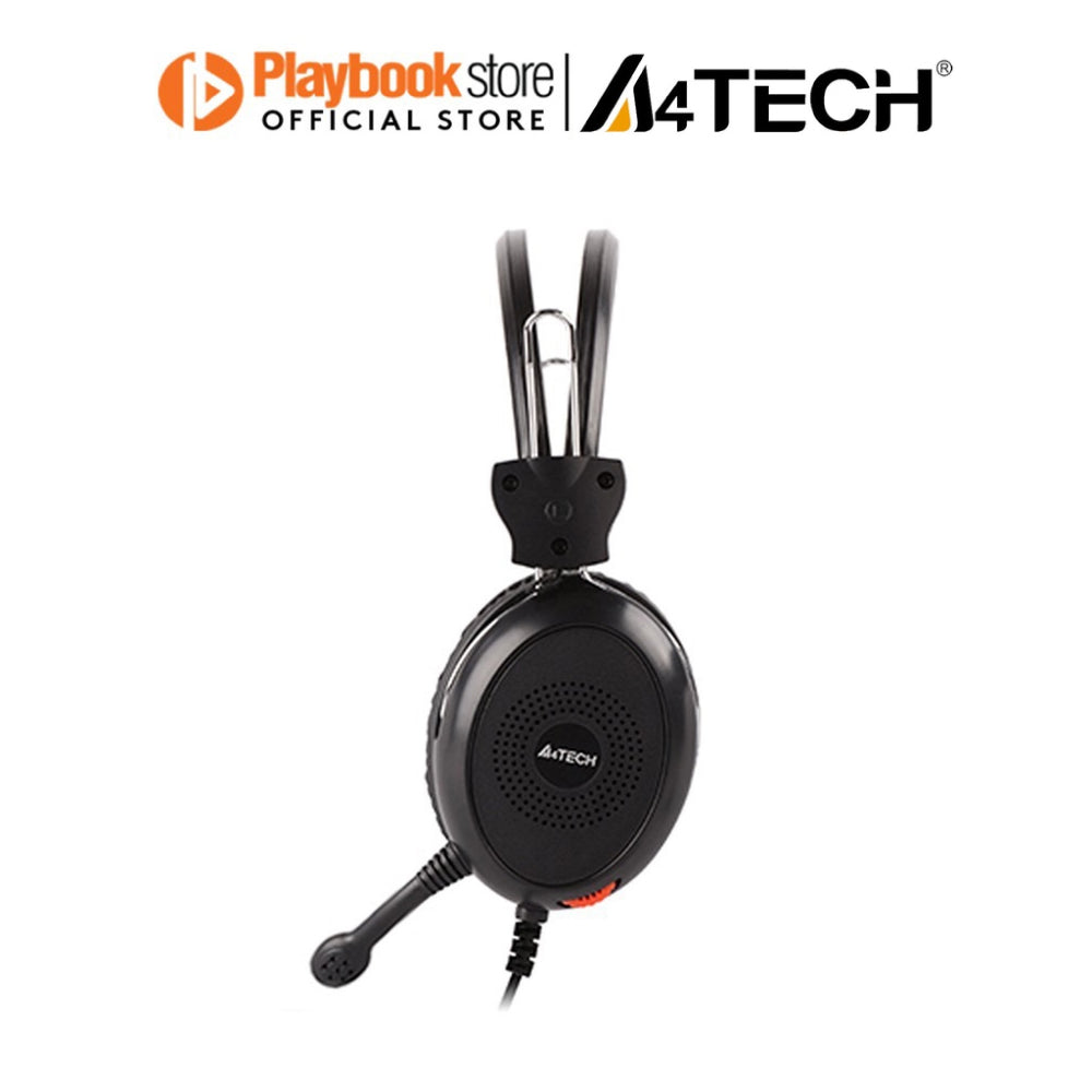 A4Tech HU-30 Comfort Fit Stereo Single-Directional Mic 32 Ohm Over-Ear Wired USB Headset null Headphone A4Tech PLAYBOOKSTORE 4711421952262 4711421952262
