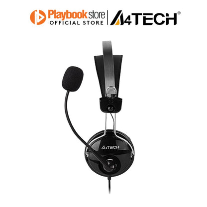 A4Tech HU-7P ComfortFit Stereo USB Headset null Headphone A4Tech PLAYBOOKSTORE  