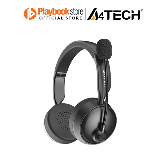 A4Tech BH230 Bluetooth v5.3 Advanced Noise Cancelling Microphone On Ear Wireless Headset