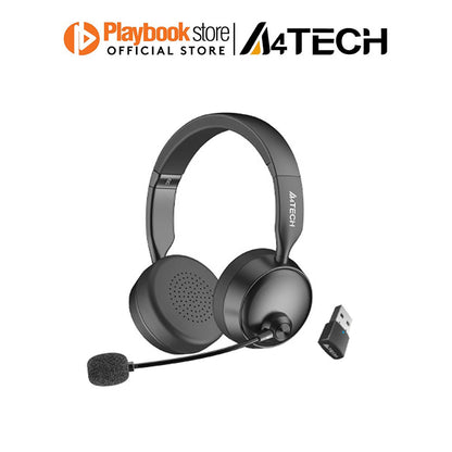 A4Tech BH235 Bluetooth 5.3 Technology Flexible Rotatable Microphone Wireless On-Ear Headset