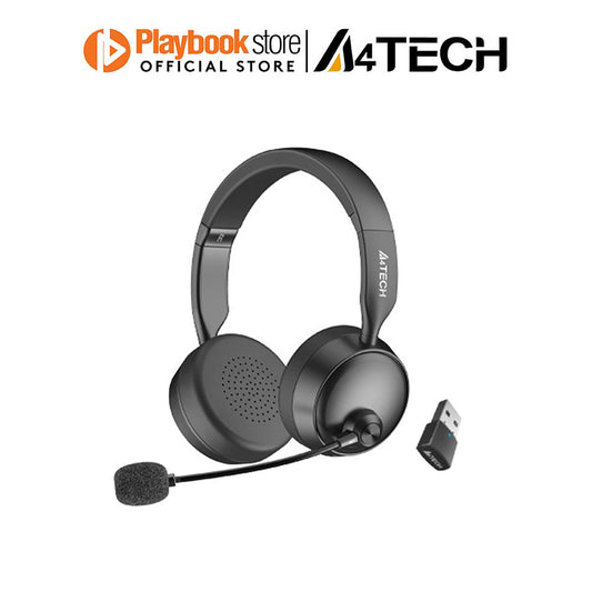 A4Tech BH235 Bluetooth 5.3 Technology Flexible Rotatable Microphone Wireless On-Ear Headset