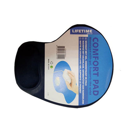 Basic Mouse Pad With Gel - Black/Blue (Random Color)