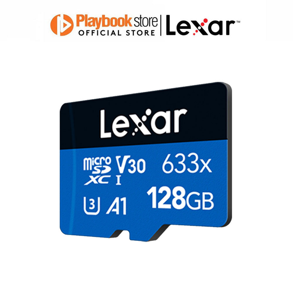 Lexar High Performance Blue 633x 64GB/128GB/256GB/512GB microSDXC UHS-I Card Micro SD Card with SD Adapter