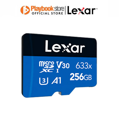 Lexar High Performance Blue 633x 64GB/128GB/256GB/512GB microSDXC UHS-I Card Micro SD Card with SD Adapter