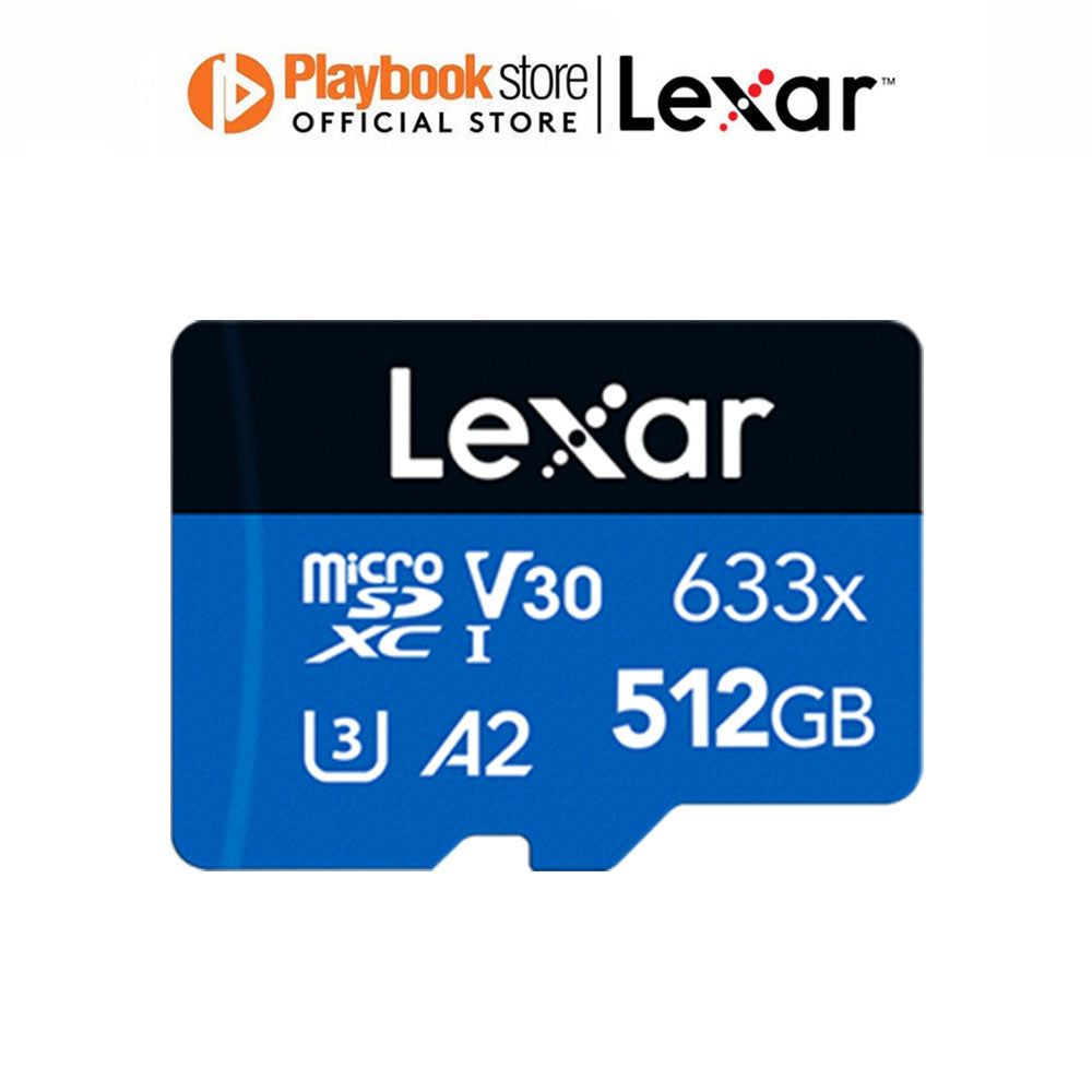 Lexar High Performance Blue 633x 64GB/128GB/256GB/512GB microSDXC UHS-I Card Micro SD Card with SD Adapter