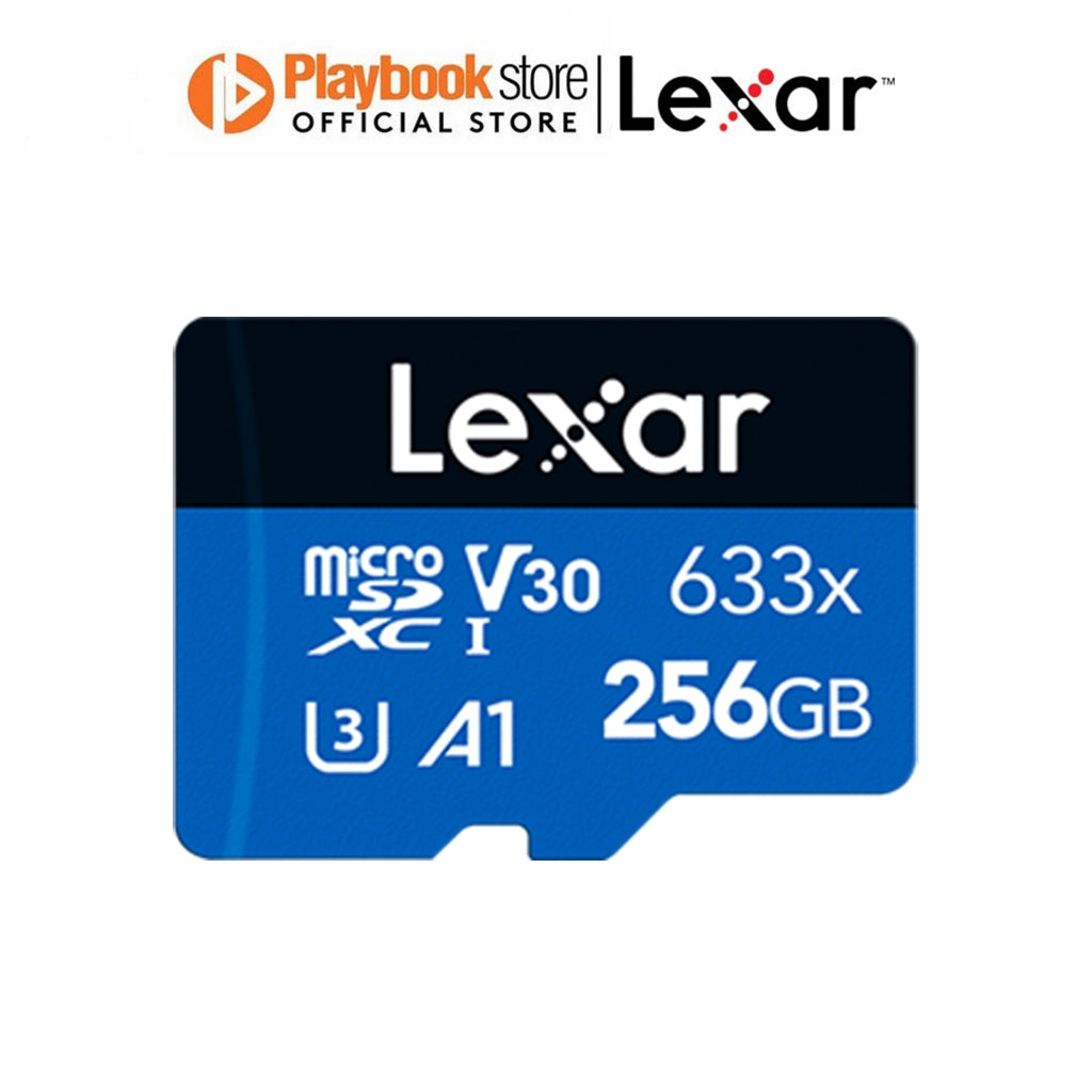 Lexar High Performance Blue 633x 64GB/128GB/256GB/512GB microSDXC UHS-I Card Micro SD Card with SD Adapter