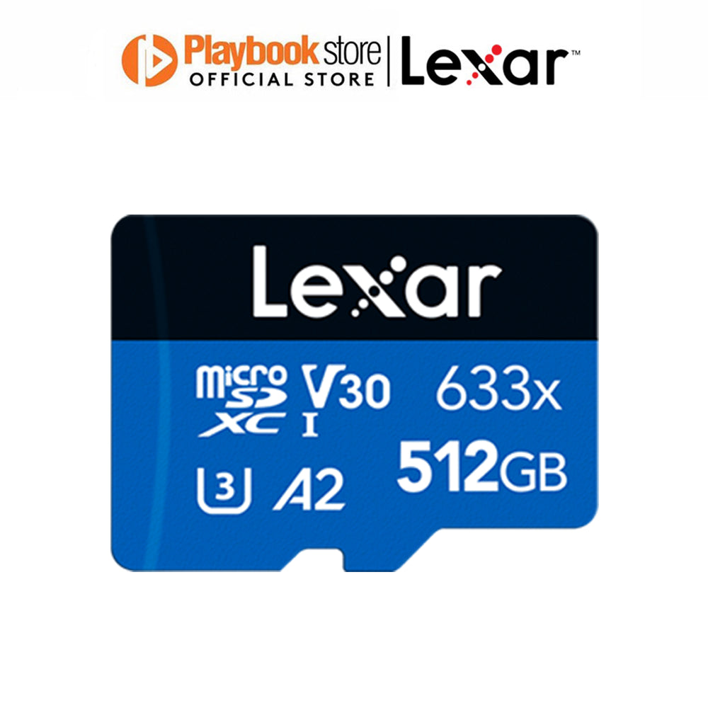 Lexar High Performance Blue 633x 64GB/128GB/256GB/512GB microSDXC UHS-I Card Micro SD Card with SD Adapter