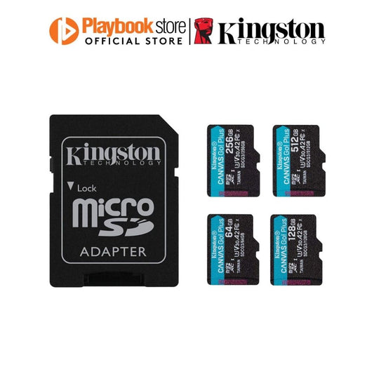 Kingston Canvas Go Plus 64GB/128GB/256GB/512GB MicroSDXC MicroSD Memory Card