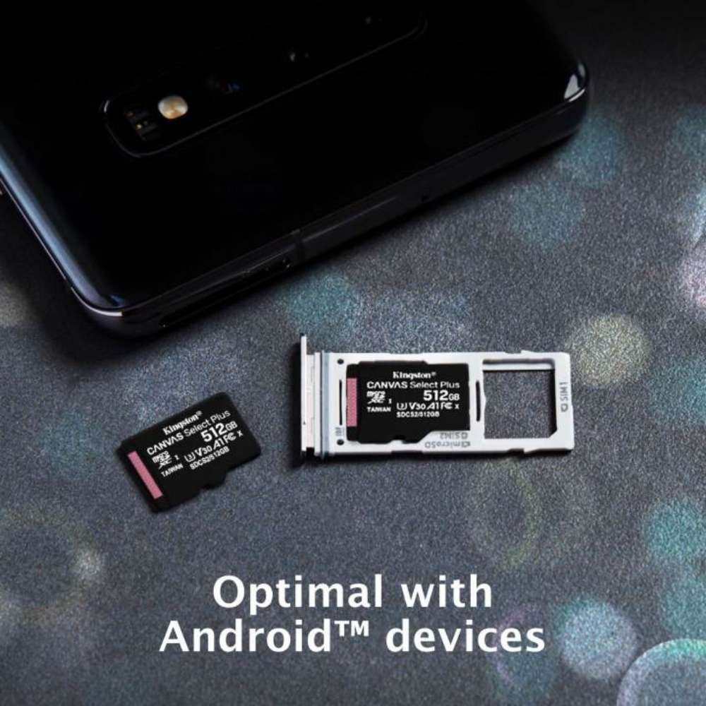Kingston Canvas Select Plus SD Card 32GB/64GB/128GB/256GB/512GB MicroSDHC MicroSDXC MicroSD Card