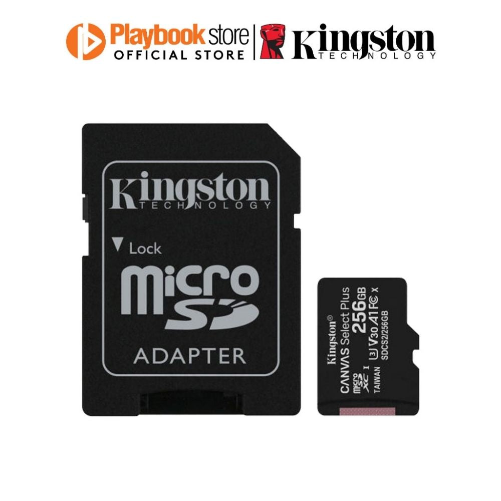 Kingston Canvas Select Plus SD Card 32GB/64GB/128GB/256GB/512GB MicroSDHC MicroSDXC MicroSD Card