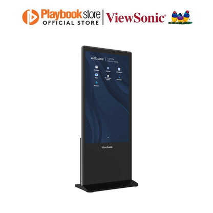 ViewSonic EP5543T 4K UHD 2160 x 3840 60Hz TFT LCD Technology 8ms Interactive ePoster Kiosk