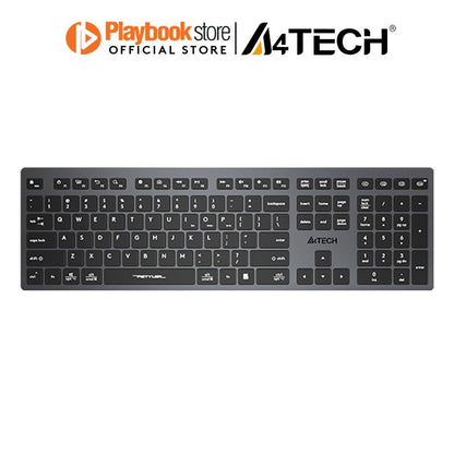 A4Tech FBX50C Bluetooth & 2.4G Wireless Smooth Scissor Switch Keys Ultra-Slim Keycaps Keyboard