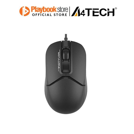 A4Tech Fstyler FM12 1200 DPI 5M Clicks Lifecycle 4-Way Wheel 3 Buttons Optical Wired Mouse