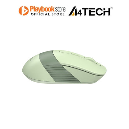 A4Tech Fstyler FB10C 1200/1600/2000/2400 DPI Dual Mode 2.4G Bluetooth Rechargeable Wireless Mouse