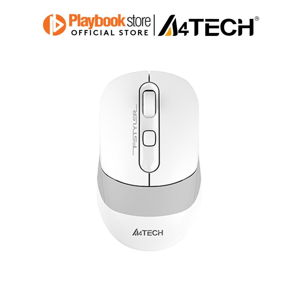A4Tech Fstyler FB10C 1200/1600/2000/2400 DPI Dual Mode 2.4G Bluetooth Rechargeable Wireless Mouse