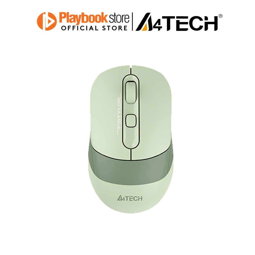 A4Tech Fstyler FB10C 1200/1600/2000/2400 DPI Dual Mode 2.4G Bluetooth Rechargeable Wireless Mouse