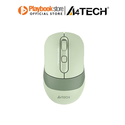 A4Tech Fstyler FB10C 1200/1600/2000/2400 DPI Dual Mode 2.4G Bluetooth Rechargeable Wireless Mouse