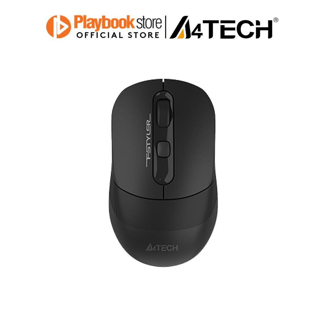 A4Tech Fstyler FB10C 1200/1600/2000/2400 DPI Dual Mode 2.4G Bluetooth Rechargeable Wireless Mouse