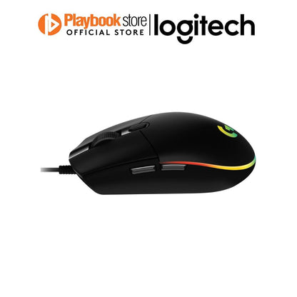 Logitech G102 LIGHTSYNC 8,000 DPI Customizable RGB Lighting Wired Gaming Mouse