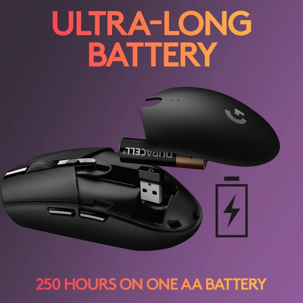 Logitech G304 Lightspeed 12000 DPI Hero Sensor Lightweight PC/Mac Wireless Gaming Mouse