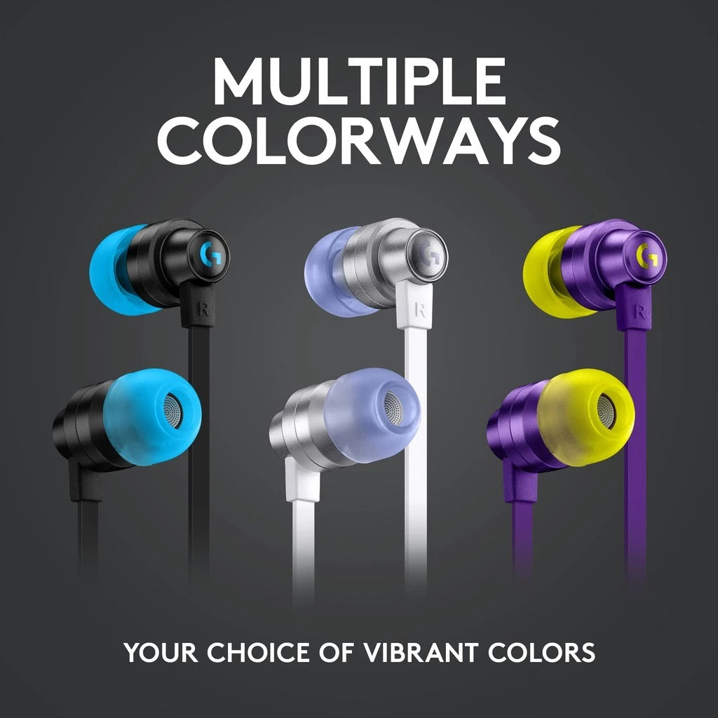 Logitech G333 Gaming Earphones With USB-C & 3.5mm Aux Connectors