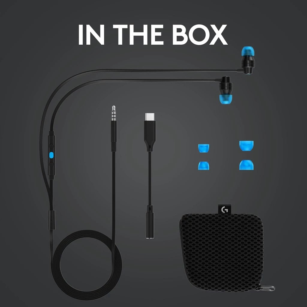Logitech G333 Gaming Earphones With USB-C & 3.5mm Aux Connectors