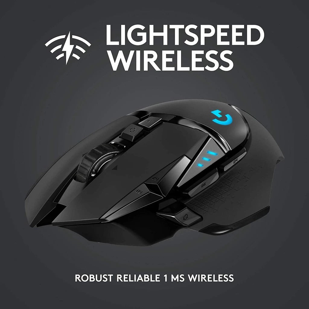 Logitech G502 Lightspeed Hero Sensor 100-16,000 DPI Wireless Gaming Mouse