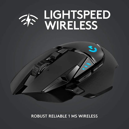 Logitech G502 Lightspeed Hero Sensor 100-16,000 DPI Wireless Gaming Mouse