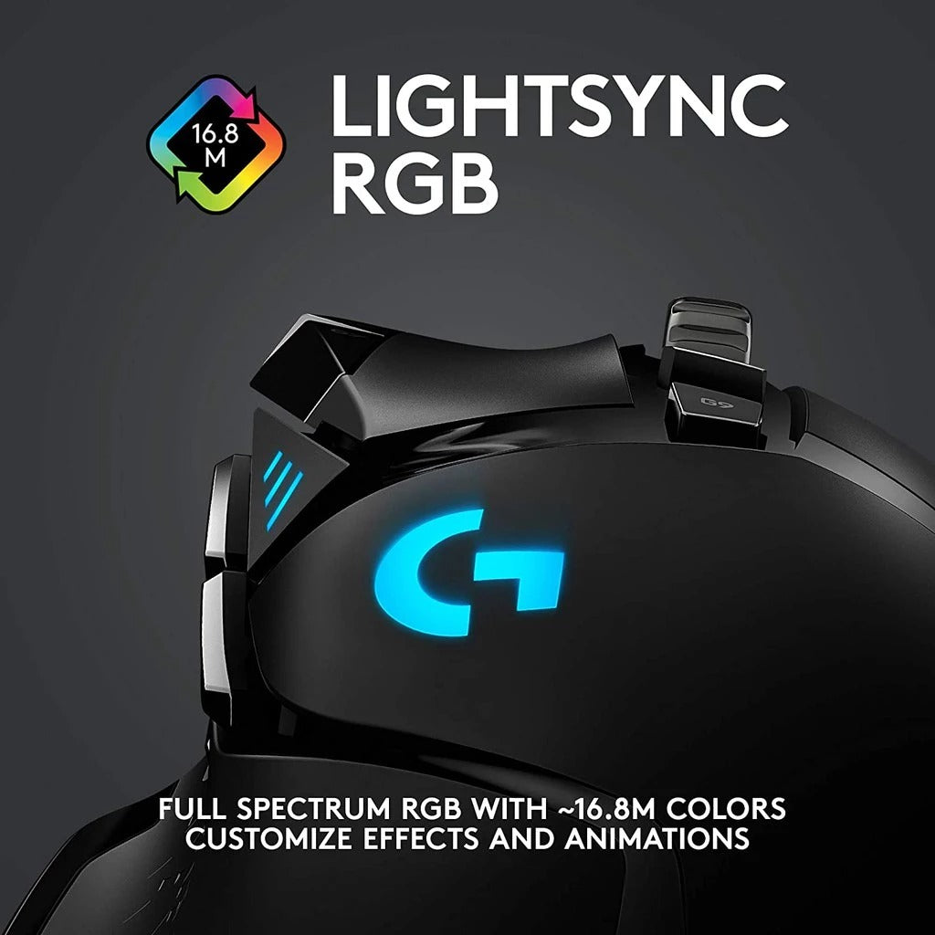 Logitech G502 Lightspeed Hero Sensor 100-16,000 DPI Wireless Gaming Mouse