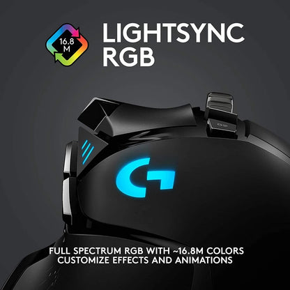 Logitech G502 Lightspeed Hero Sensor 100-16,000 DPI Wireless Gaming Mouse