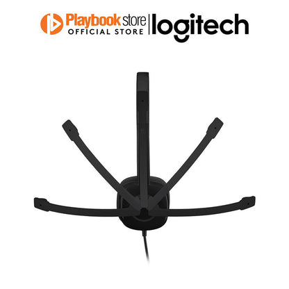 Logitech H151 Lightweight Multi-Device Adjustable Stereo Headset With Single 3.5mm Jack