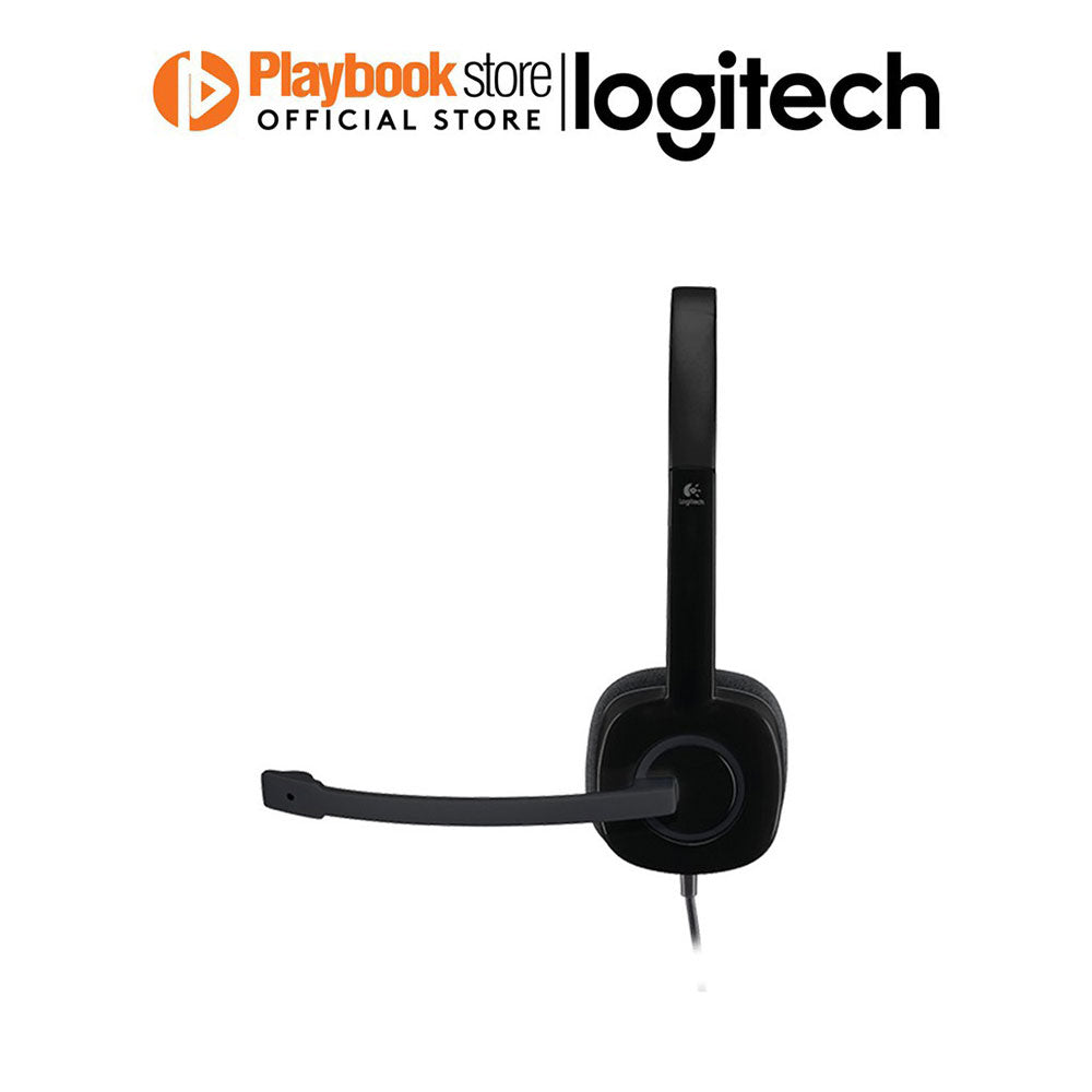 Logitech H151 Lightweight Multi-Device Adjustable Stereo Headset With Single 3.5mm Jack