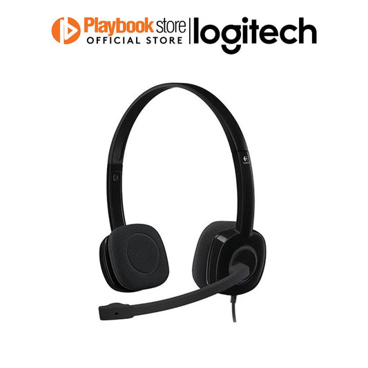 Logitech H151 Lightweight Multi-Device Adjustable Stereo Headset With Single 3.5mm Jack