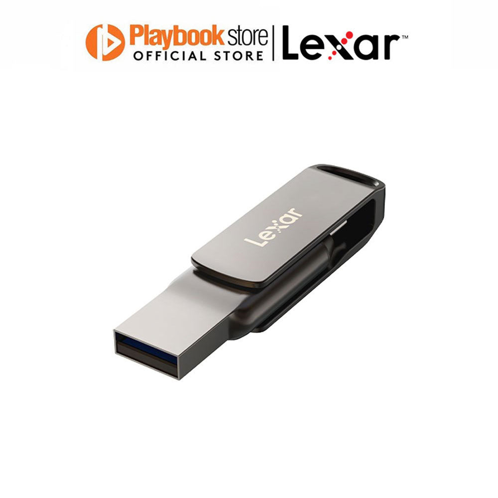 Lexar JumpDrive Dual Drive D400 32GB/64GB/128GB/256GB USB 3.1 Type-C Metal Housing Flash Drive