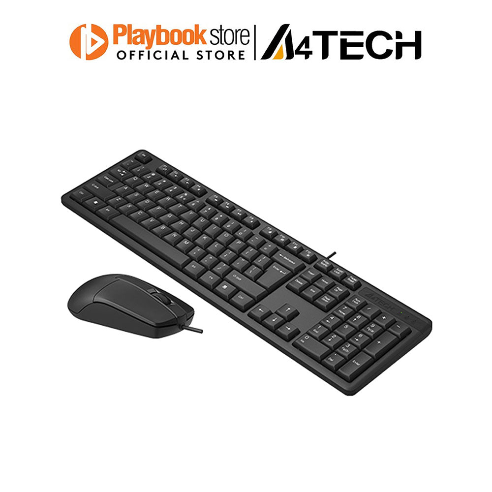A4Tech KRS-3330 1200 DPI Natural_A Shape Key USB Wired Keyboard & Mouse Combo