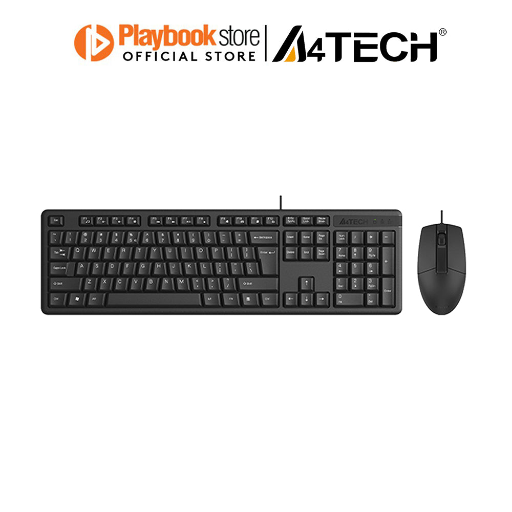 A4Tech KRS-3330 1200 DPI Natural_A Shape Key USB Wired Keyboard & Mouse Combo